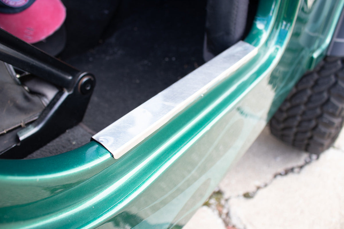 Kentrol 50416 Entry Guards Pair for 1976-1995 Jeep CJ Wrangler YJ - Powdercoat Black