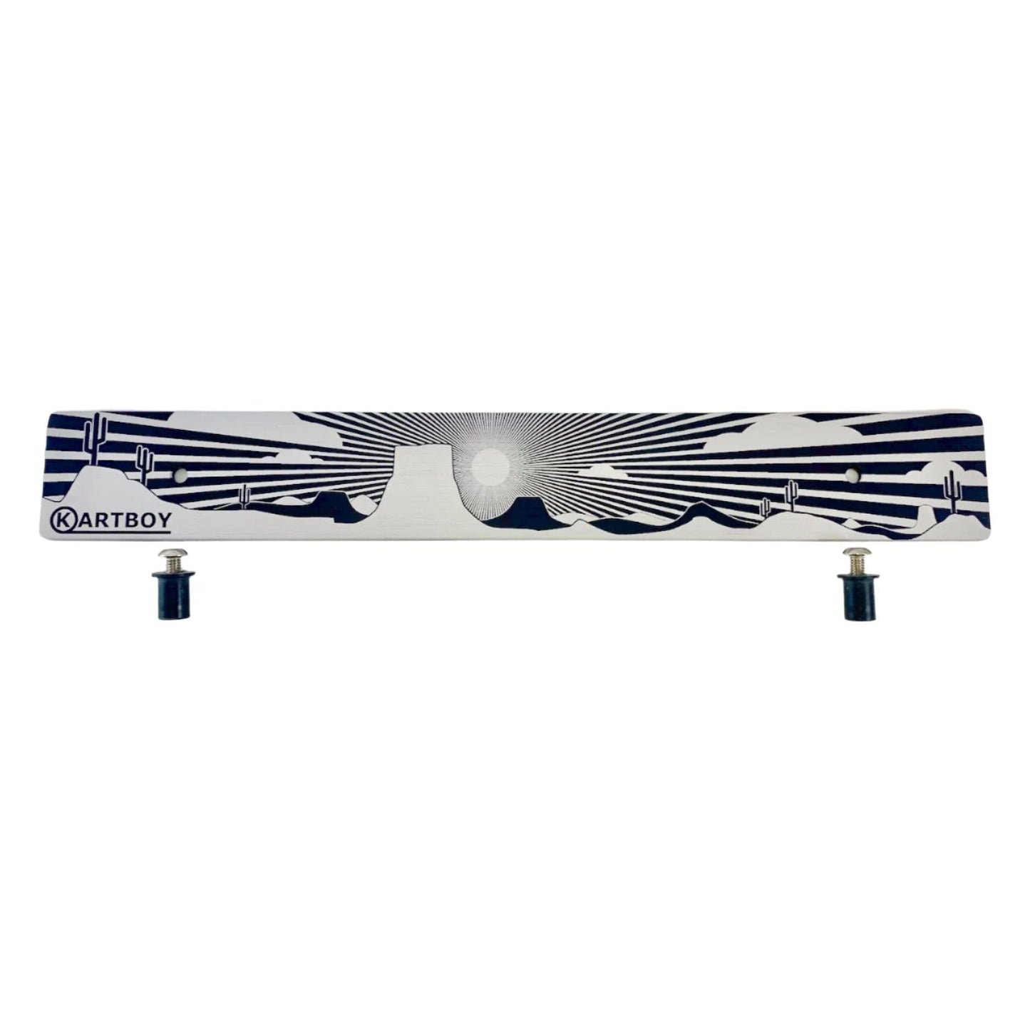 Kartboy Subaru License Plate Delete - Black Desert Rising Sun KB-055-PL-BLK-RSUN