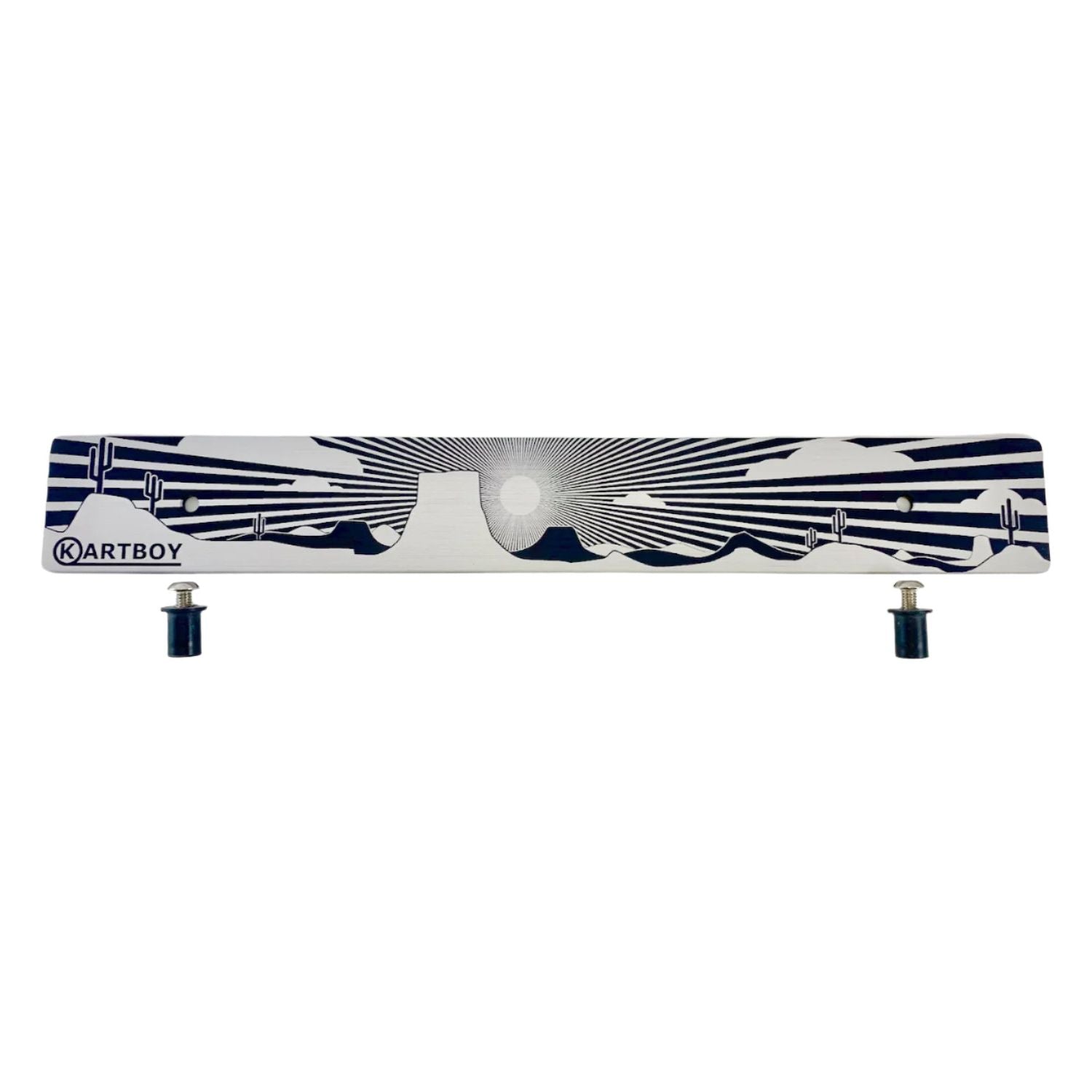 Kartboy Subaru License Plate Delete - Black Desert Rising Sun KB-055-PL-BLK-RSUN