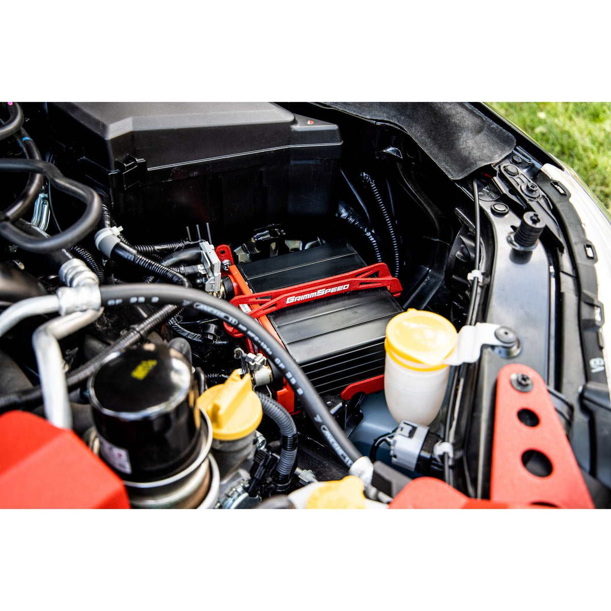 GrimmSpeed GRM121028 for 08-14 Subaru WRX STI Lightweight Battery Mount Kit