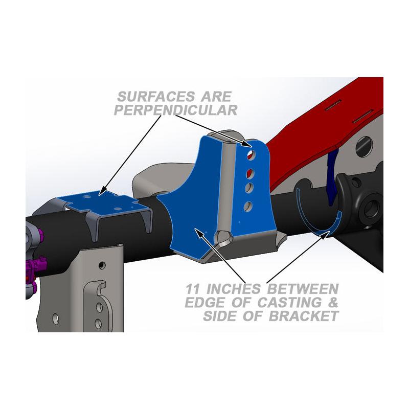 Artec Industries JK4426 Rear Track Bar Bracket for 2007-2018 Jeep Wrangler JK