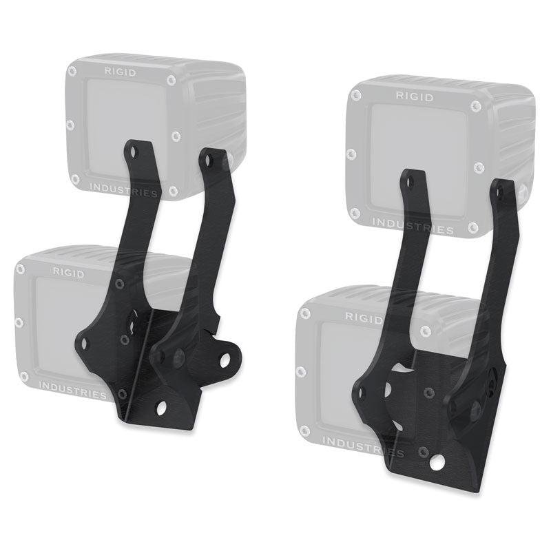 Artec Industries JK1102 A-Pillar Dual LED Cube Light Mounts for 2007-2018 Jeep Wrangler JK