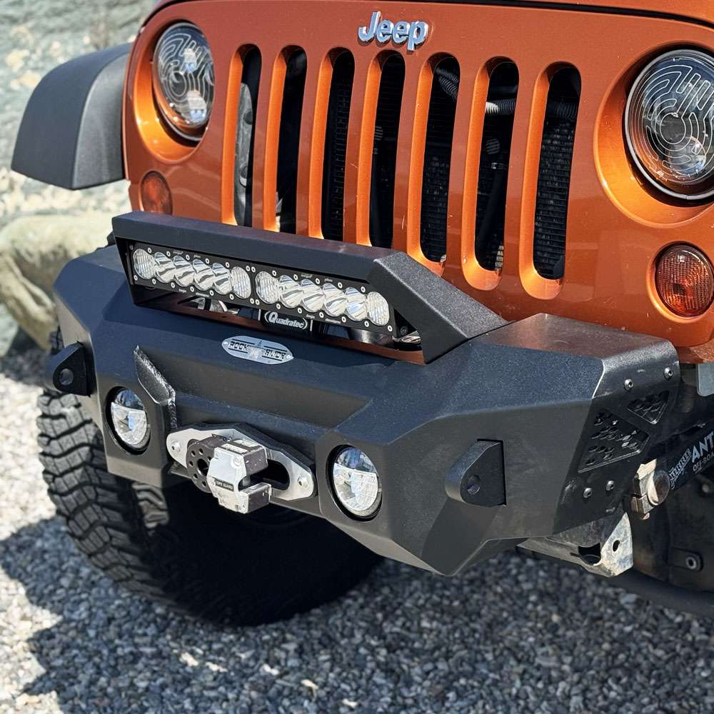Rock Slide Engineering for 07-18 Jeep Wrangler JK Appalachian Stubby Bumper w/Winch Plate