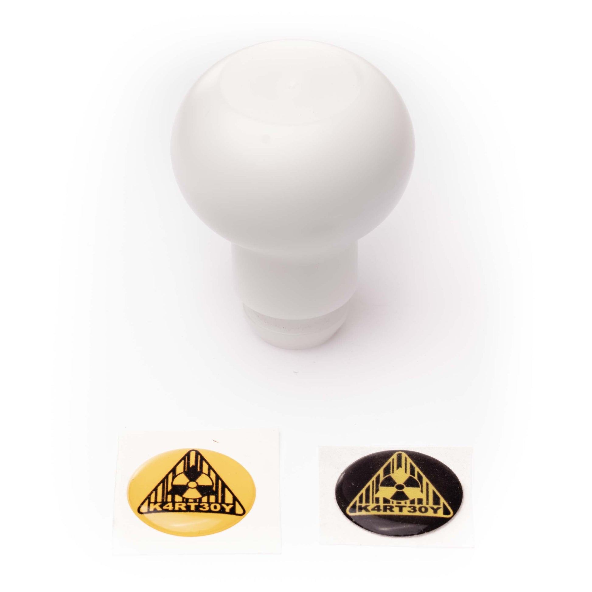 Kartboy Subaru Knuckleball Shift Knob - 5-Speed - White Delrin KB-015-WD-5SPD