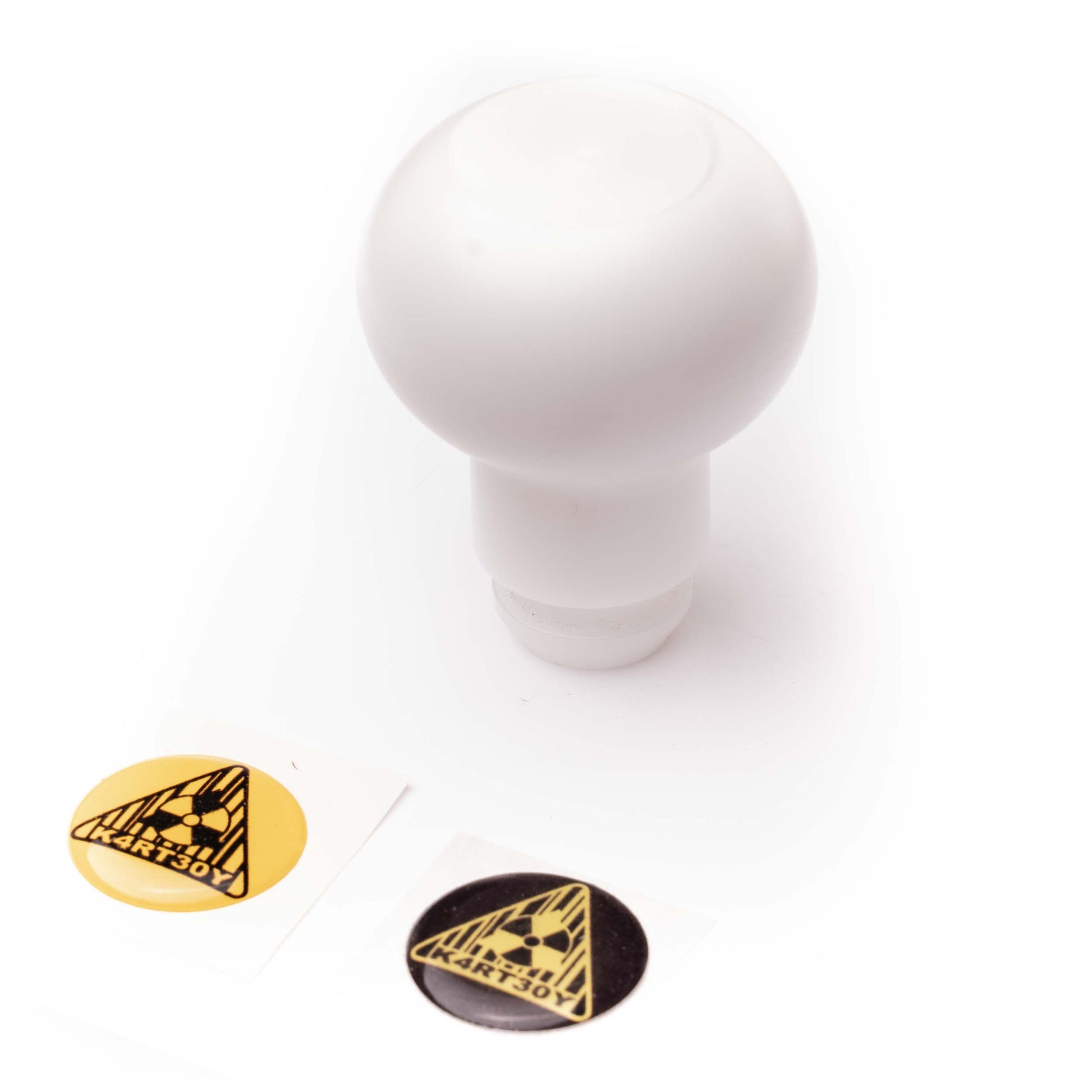 Kartboy Subaru Knuckleball Shift Knob - 5-Speed - White Delrin KB-015-WD-5SPD