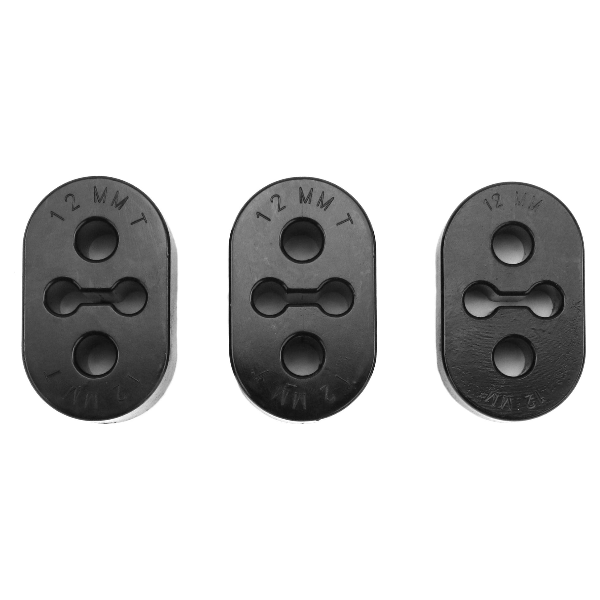 Kartboy 15-19 Volkswagen GTI Thick Exhaust Hanger - 12mm - Black KB-V-MQB-311 - Fits Audi