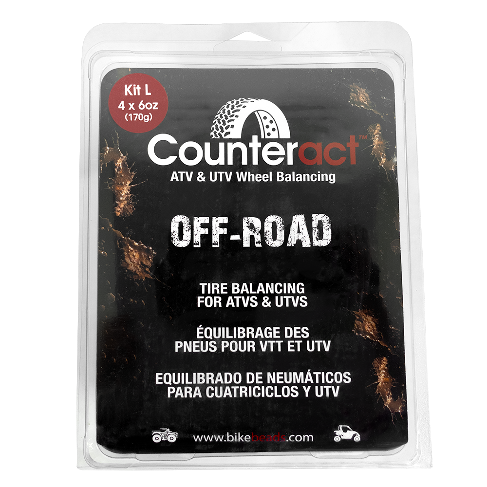 Counteract KIT L ATV/UTV Balancing Bead DIY Kit (4) 6oz Bags