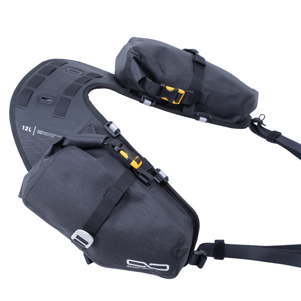 Giant Loop MSB25-RT-B MoJavi Saddlebag 12L Black Motorcycle