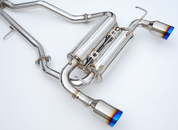 Invidia HS09IFXGID 09-Up Infiniti FX35/FX37 Gemini Rolled Titanium tip Cat-back Exhaust