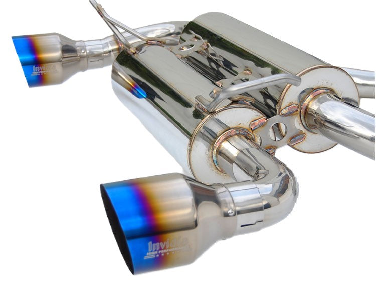 Invidia HS03IG3GIT 03-07 Infiniti G35 Coupe Gemini Single Layer Titanium tip Cat-back Exhaust