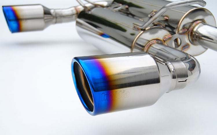 Invidia HS09IFXGID 09-Up Infiniti FX35/FX37 Gemini Rolled Titanium tip Cat-back Exhaust