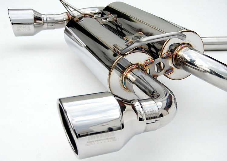 Invidia HS09N7ZGIS 09-21 Nissan 370z Gemini Rolled S.S. tip Cat-back Exhaust