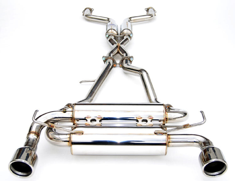 Invidia HS03IFXGIS 03-08 Infiniti FX35 03-05 FX45 Gemini Rolled S.S. tip Cat-back Exhaust