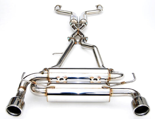Invidia HS03IFXGIS 03-08 Infiniti FX35 03-05 FX45 Gemini Rolled S.S. tip Cat-back Exhaust