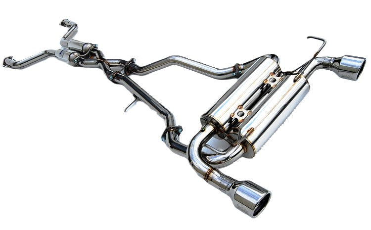Invidia HS07IG7GIS 07-13 Infiniti G37 Coupe Gemini Rolled S.S. tips Cat-back Exhaust