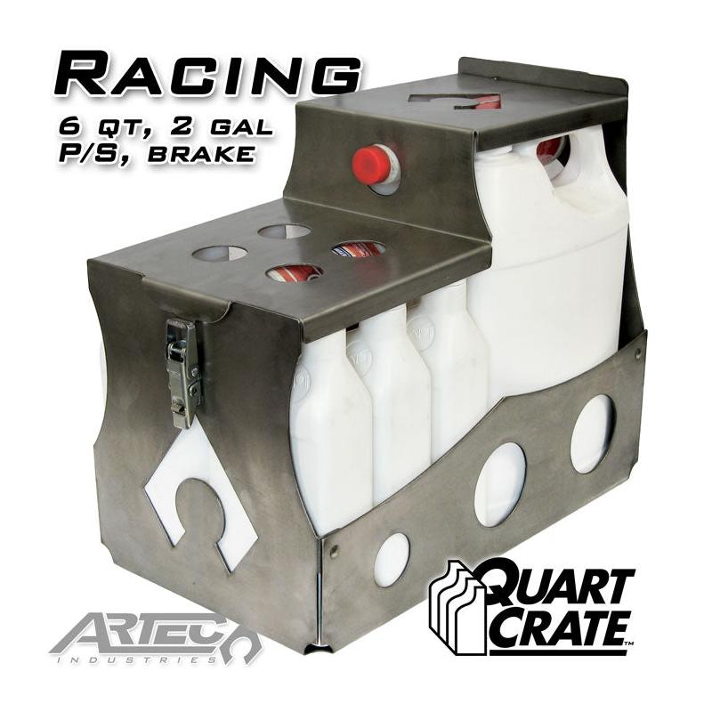 Artec Industries QC0102 Racing Quart Crate Holds 6 Quarts & 2 Gallons