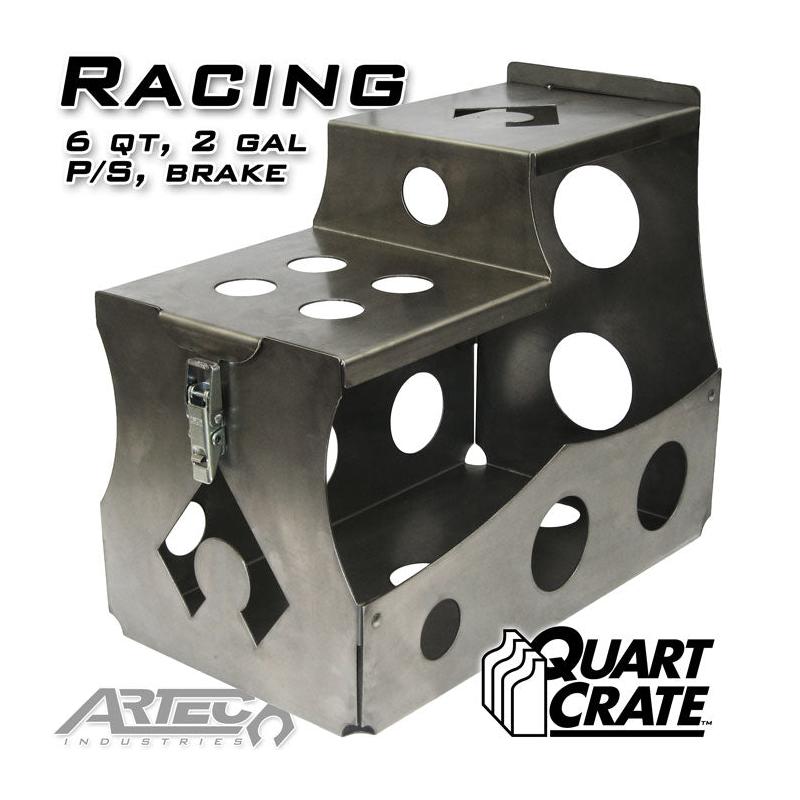 Artec Industries QC0102 Racing Quart Crate Holds 6 Quarts & 2 Gallons