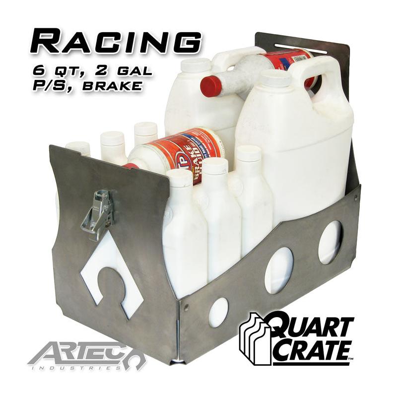 Artec Industries QC0102 Racing Quart Crate Holds 6 Quarts & 2 Gallons