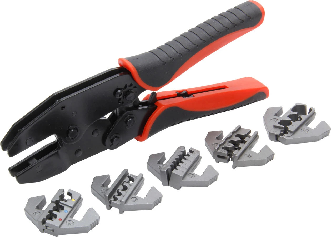 QuickCar Ratcheting Terminal Crimper with Dies