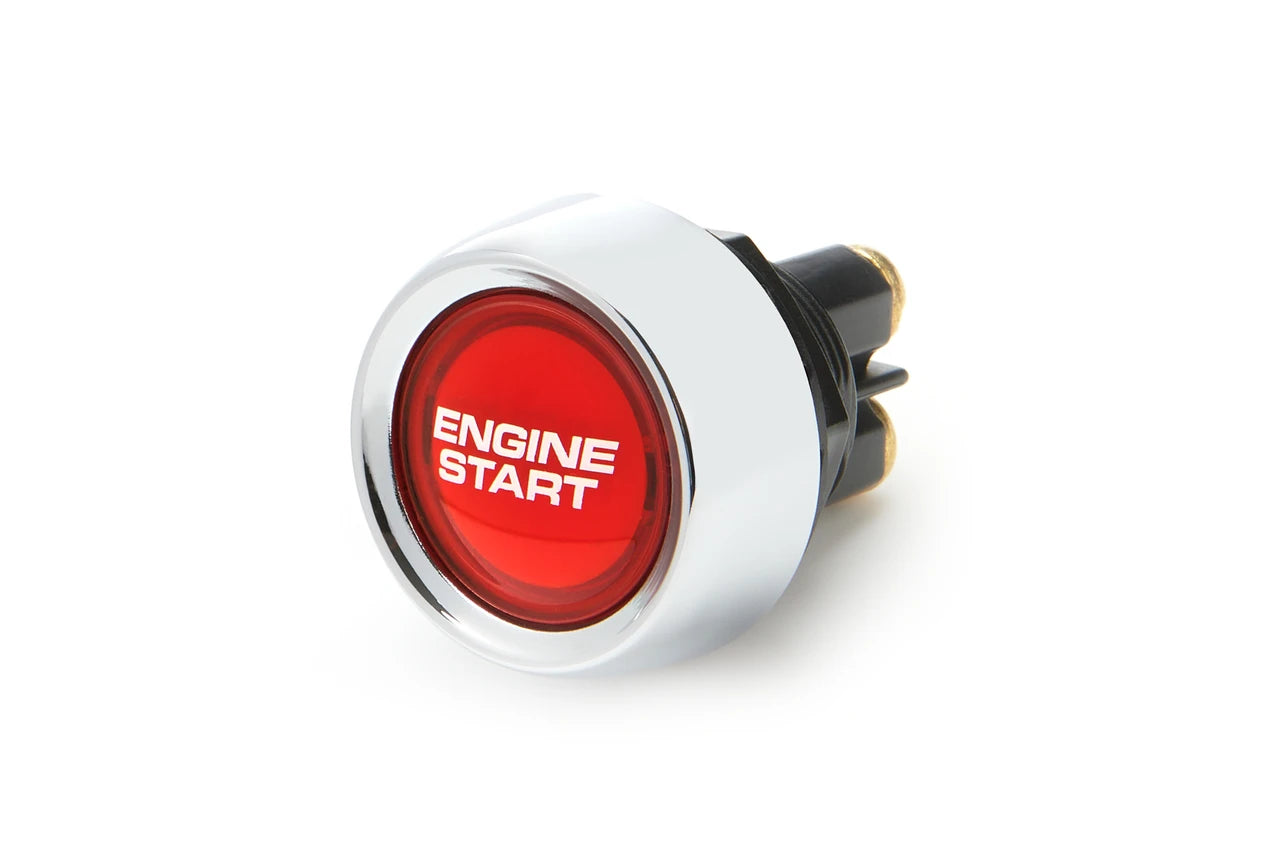 QuickCar Switch Lighted Push Button Red 50 Amp