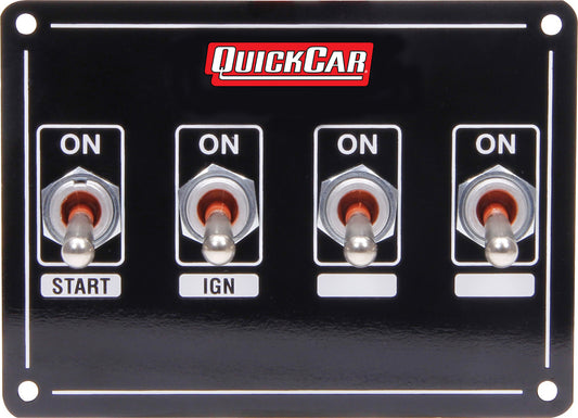 QuickCar Extreme Dual Ignition 4 Switch Panel