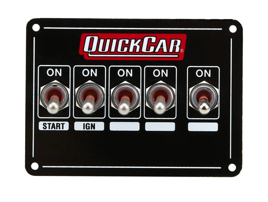 QuickCar Extreme Dual Magnetic Pickup 5 Switch Panel