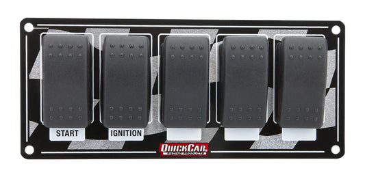 QuickCar Rocker Switches with Flag Plate