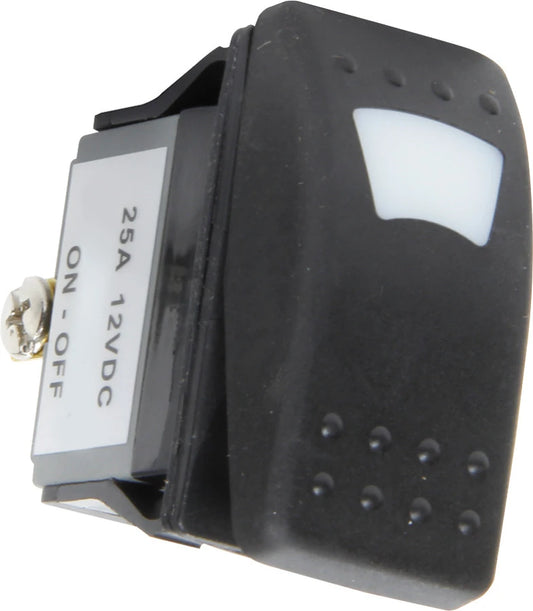 QuickCar On/Off Red Lit Rocker Switch
