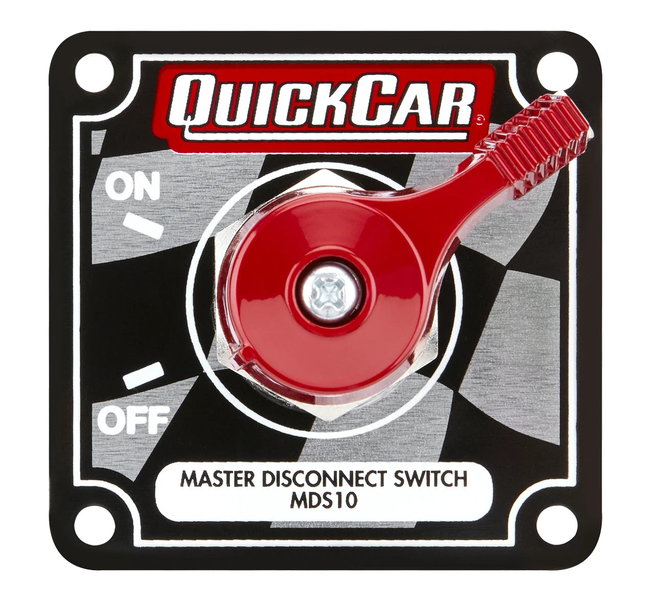 QuickCar Alternator Master Disconnect Switch w/Flag Plate