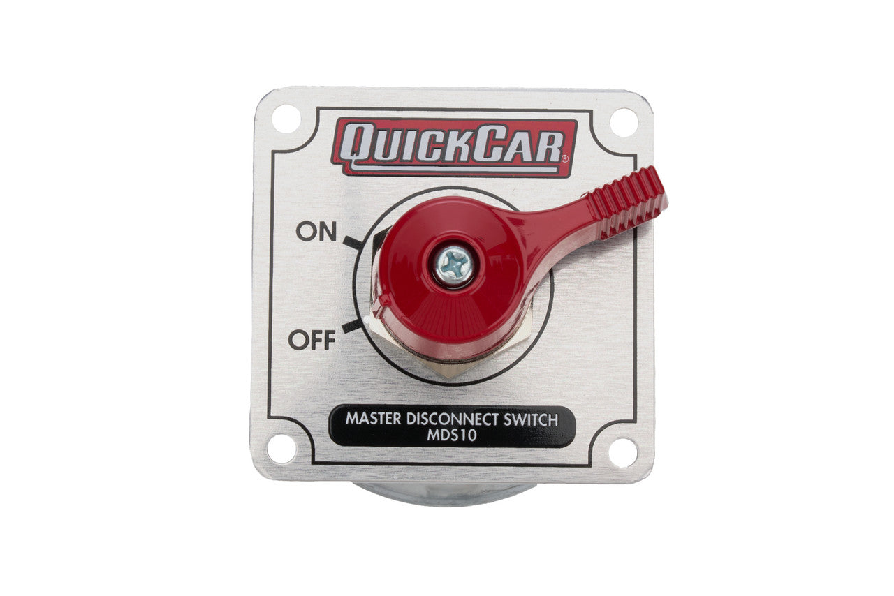 QuickCar Battery Switch - Silver Plate, 250 Amp, 3-Post
