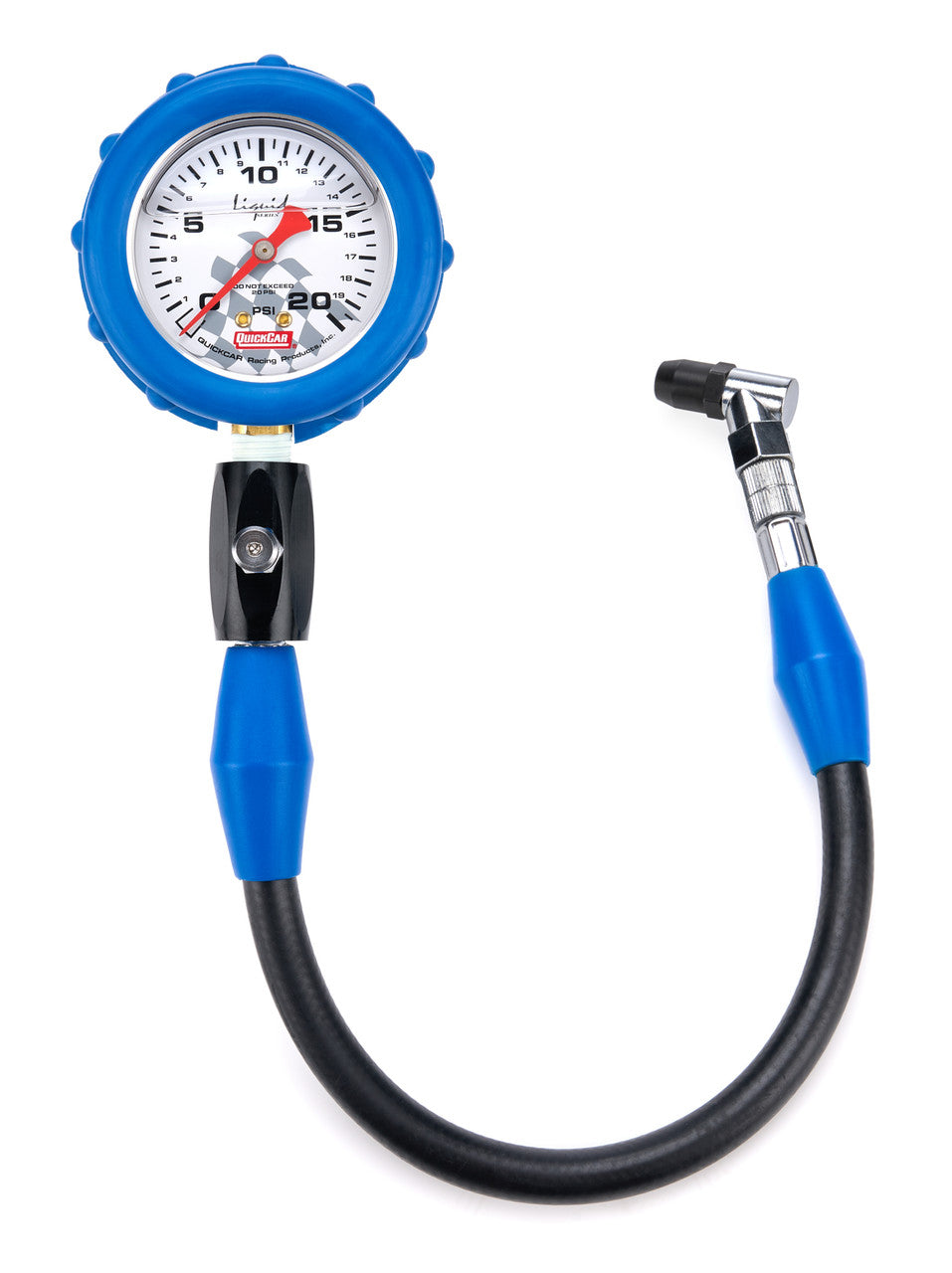 QuickCar 0-20 PSI Liquid Filled Tire Pressure Gauge