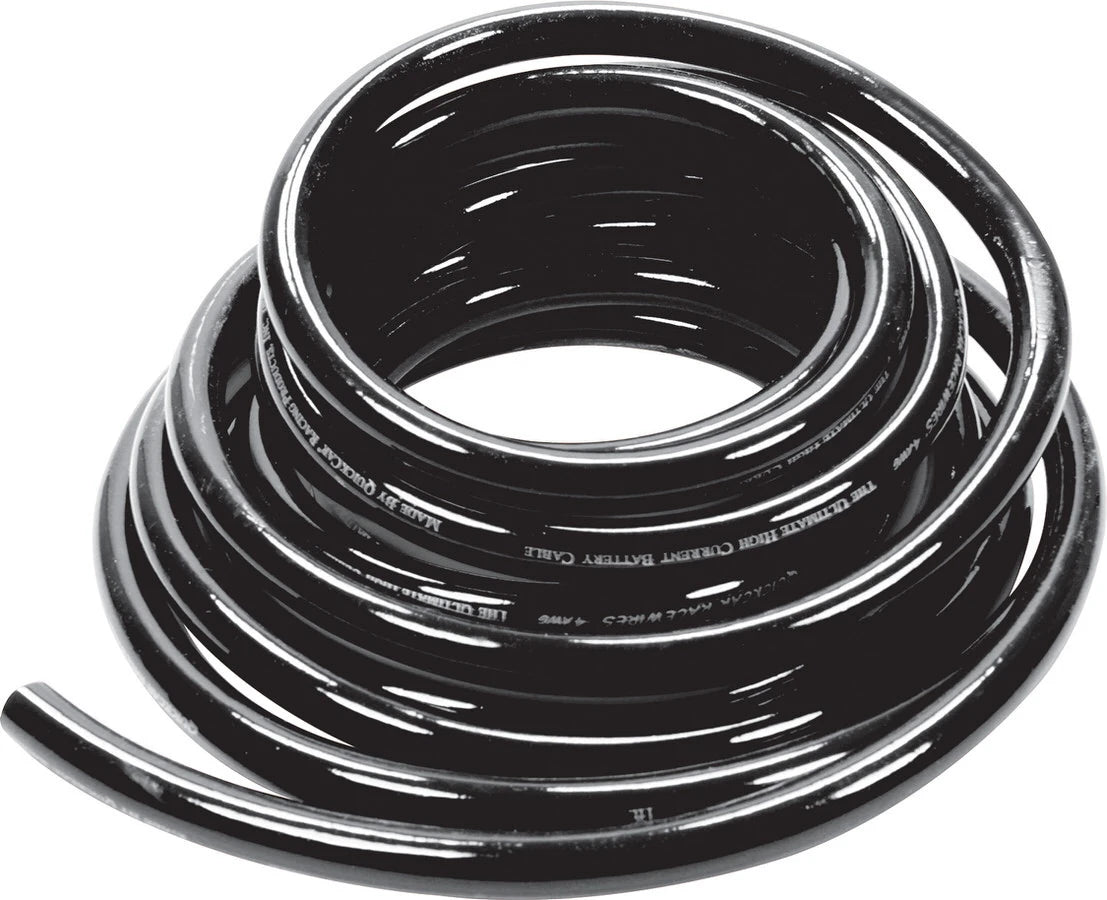 QuickCar 4 AWG Black Battery Cable 15Ft