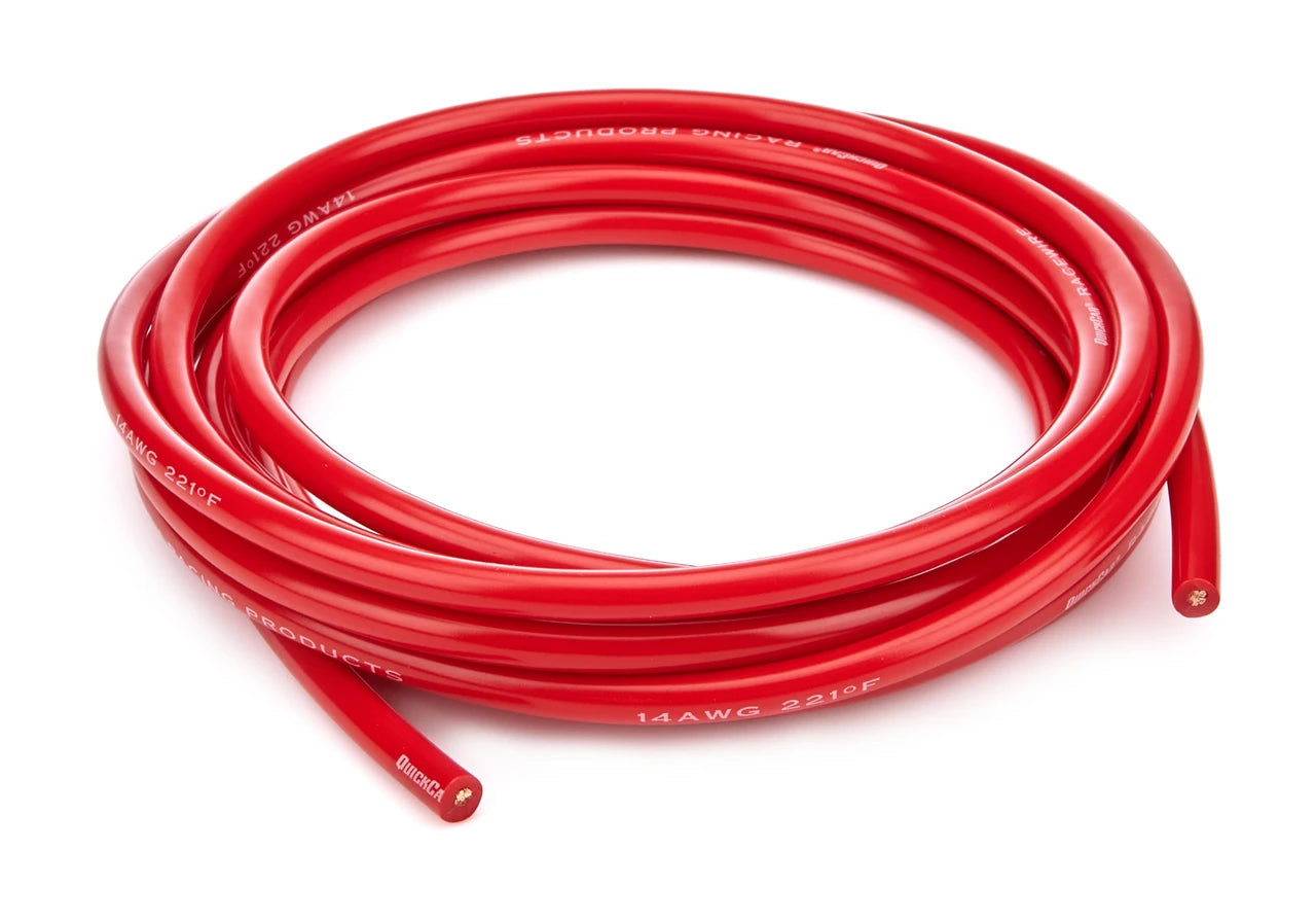 QuickCar 14-Gauge Red Cable 10ft.