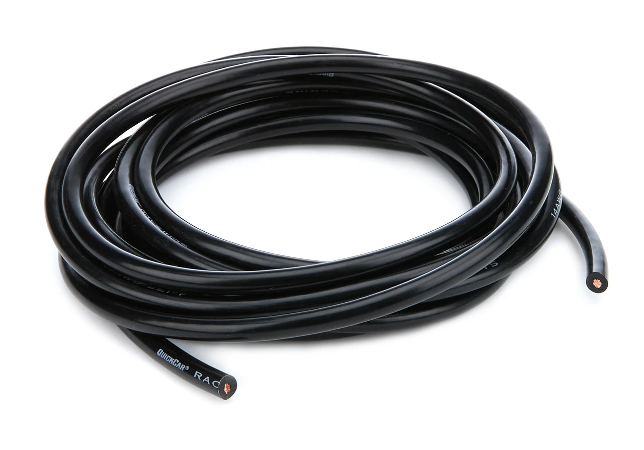 QuickCar 14-Gauge Black Cable 10ft