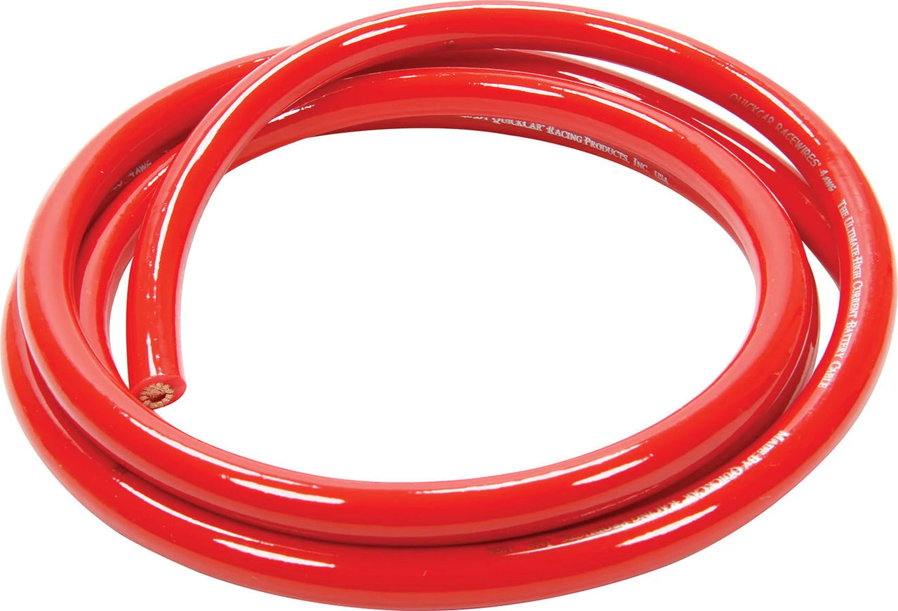 QuickCar 4-Gauge Red Battery Cable 5Ft.