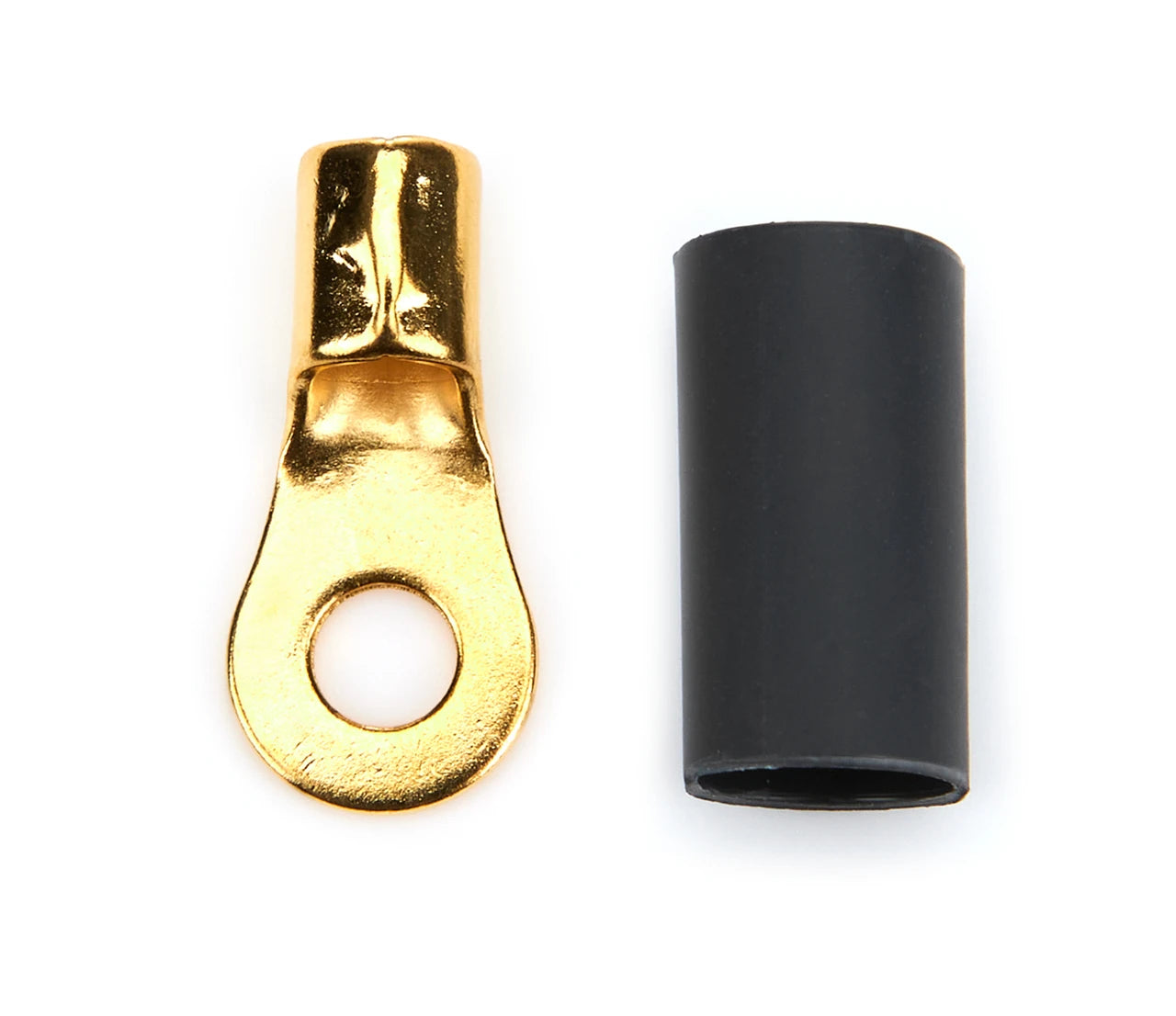 QuickCar #8 Ring Terminal 12-10 Ga. with heat shrink 50 Pack