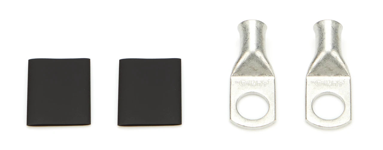 QuickCar Power Ring 2 AWG 1/2in Hole Pair w/Heat Shrink