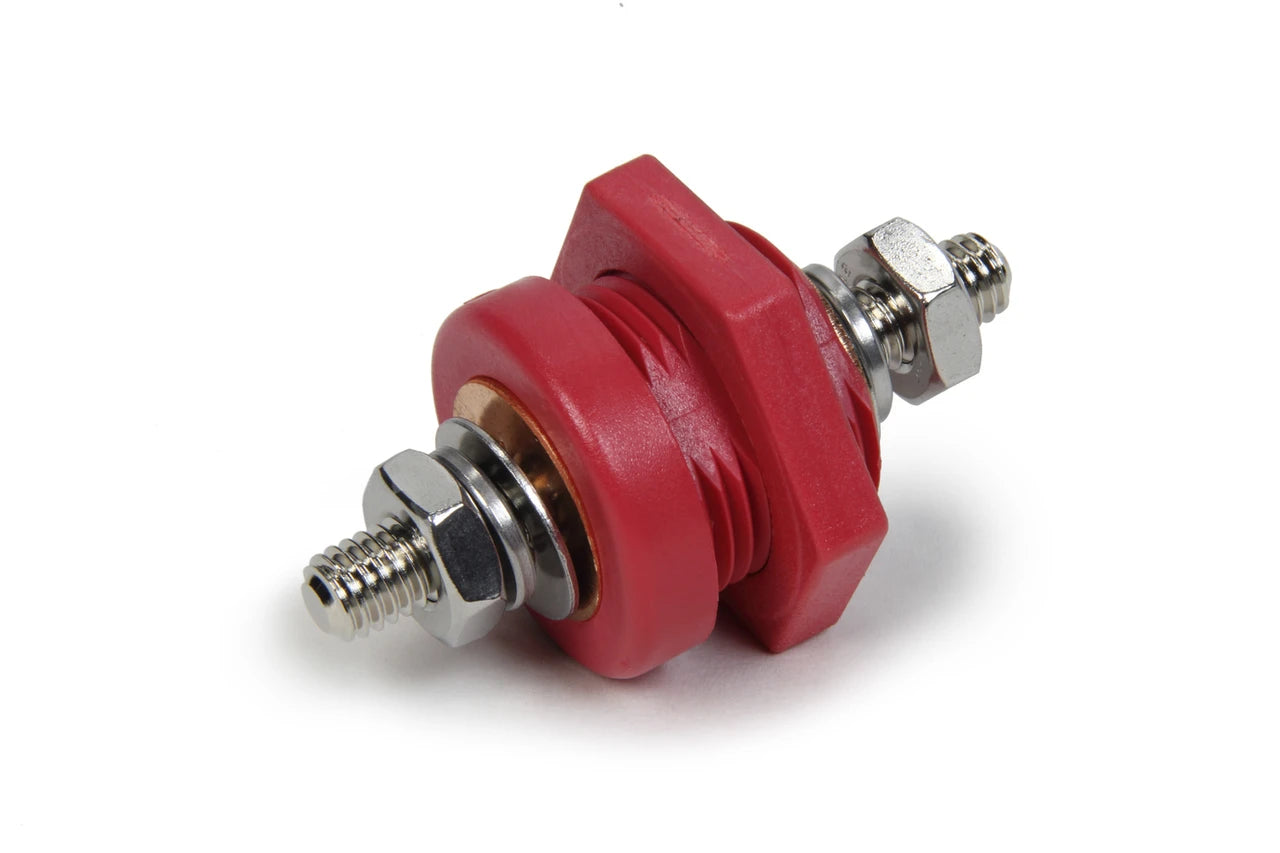 QuickCar Stud Feed Thru Red