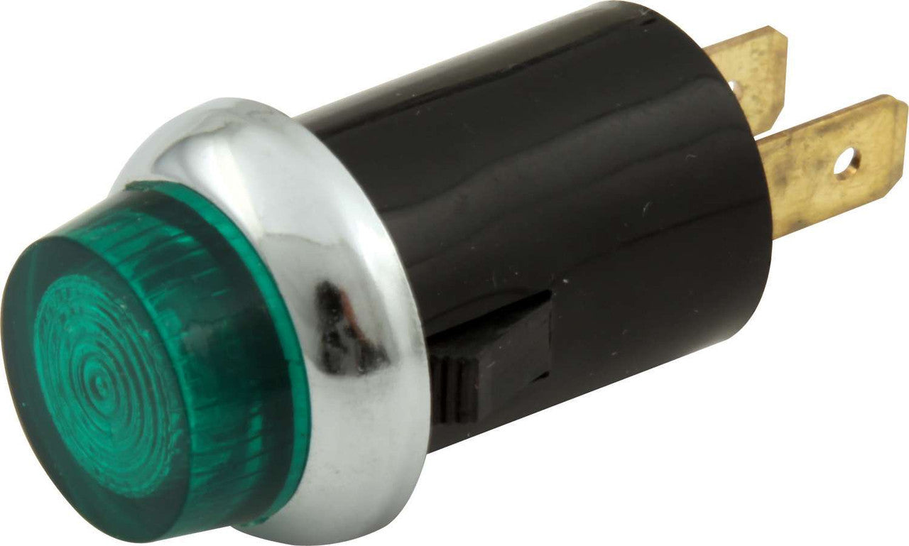 QuickCar Green 3/4" Warning Light