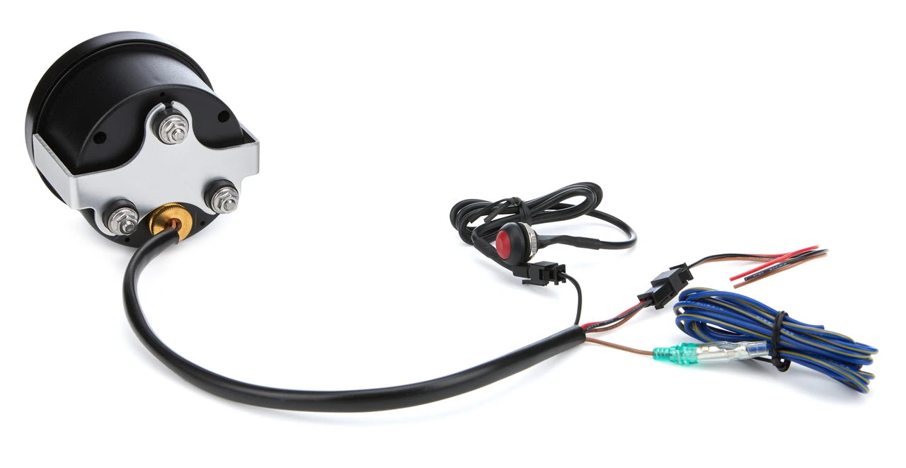 QuickCar Redline Black Multi-Recall Tachometer