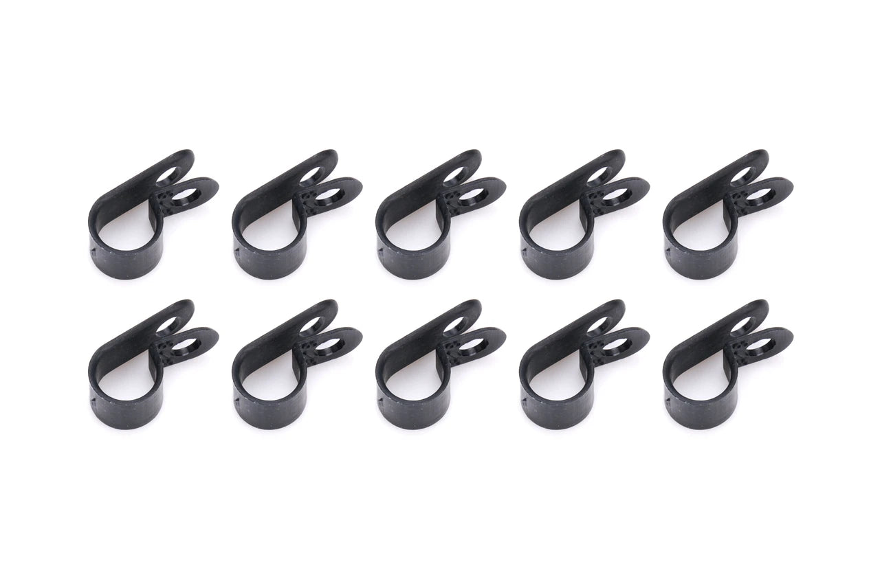 QuickCar Adel Line clamps Nylon 3/8" 10 each