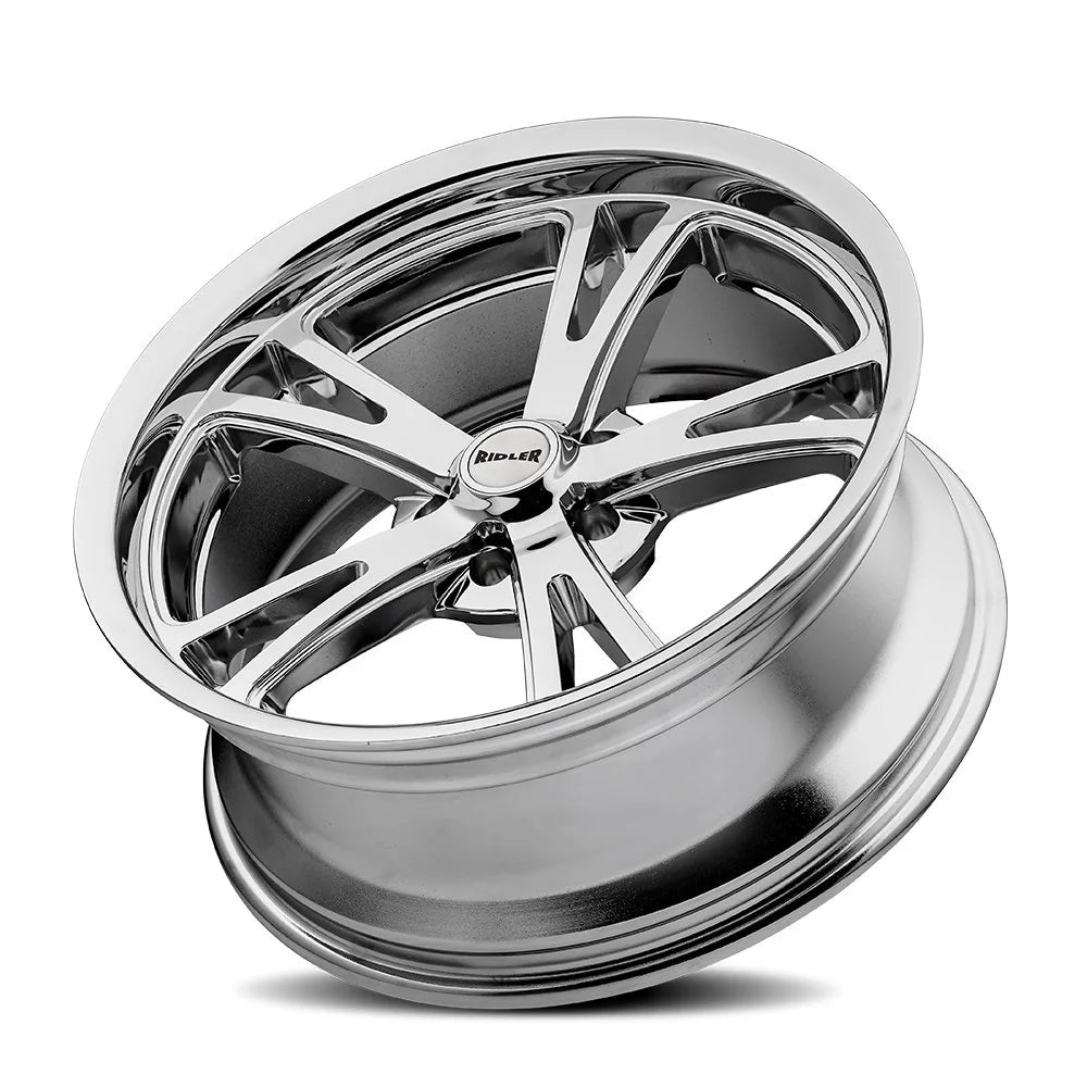 Ridler Wheels 606 18x9.5 5x127 0mm Chrome Wheel 606-8973C