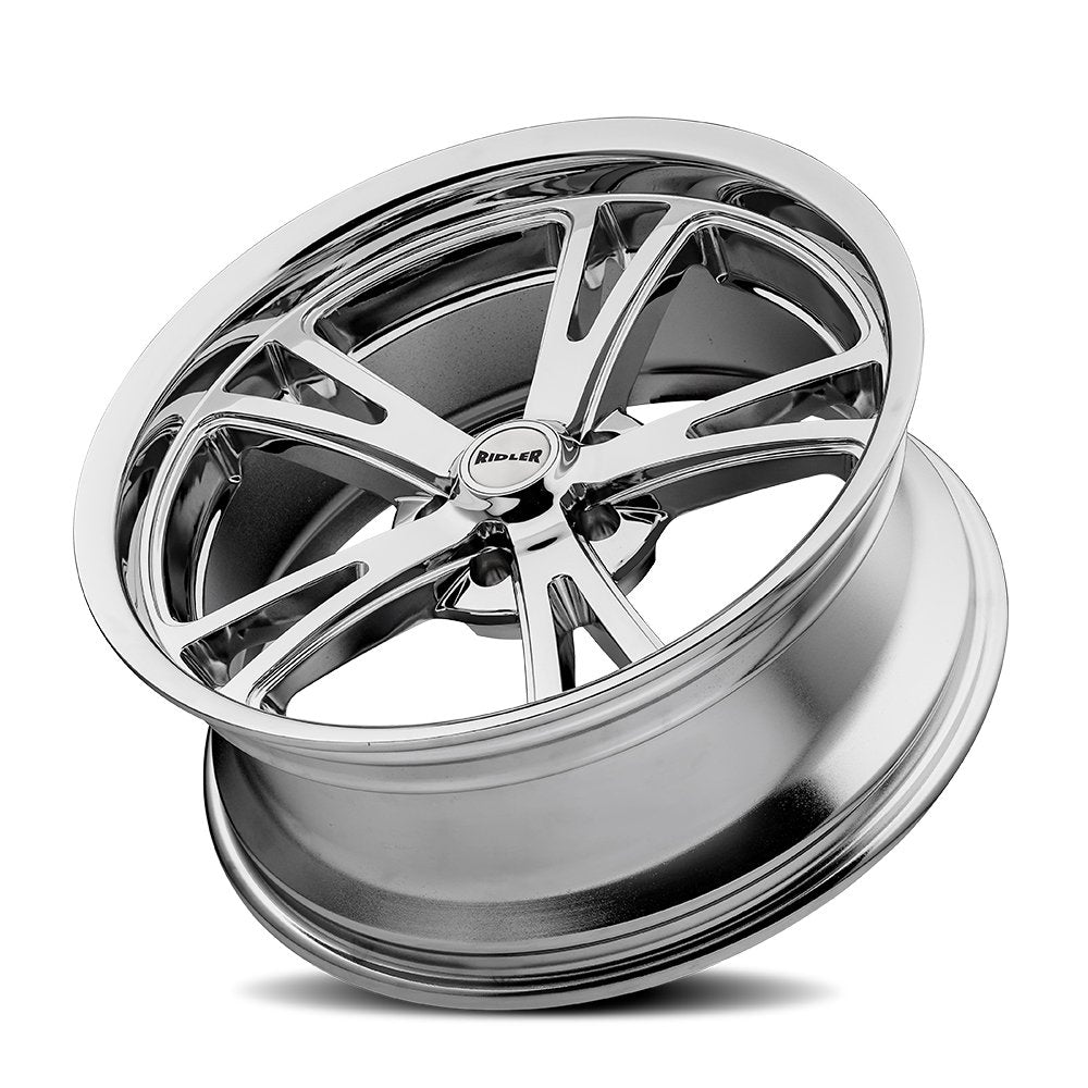 Ridler Wheels 606 18x9.5 5x120.65 0mm Chrome Wheel 606-8961C