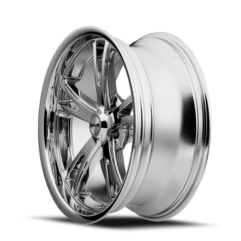 Ridler Wheels 606 18x9.5 5x120.65 0mm Chrome Wheel 606-8961C