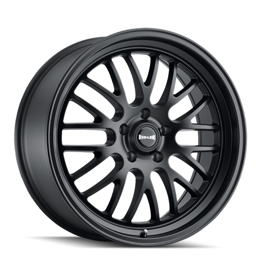 Ridler Wheels 607 22x10.5 5x115 25mm Matte Black Wheel 607-22164MB