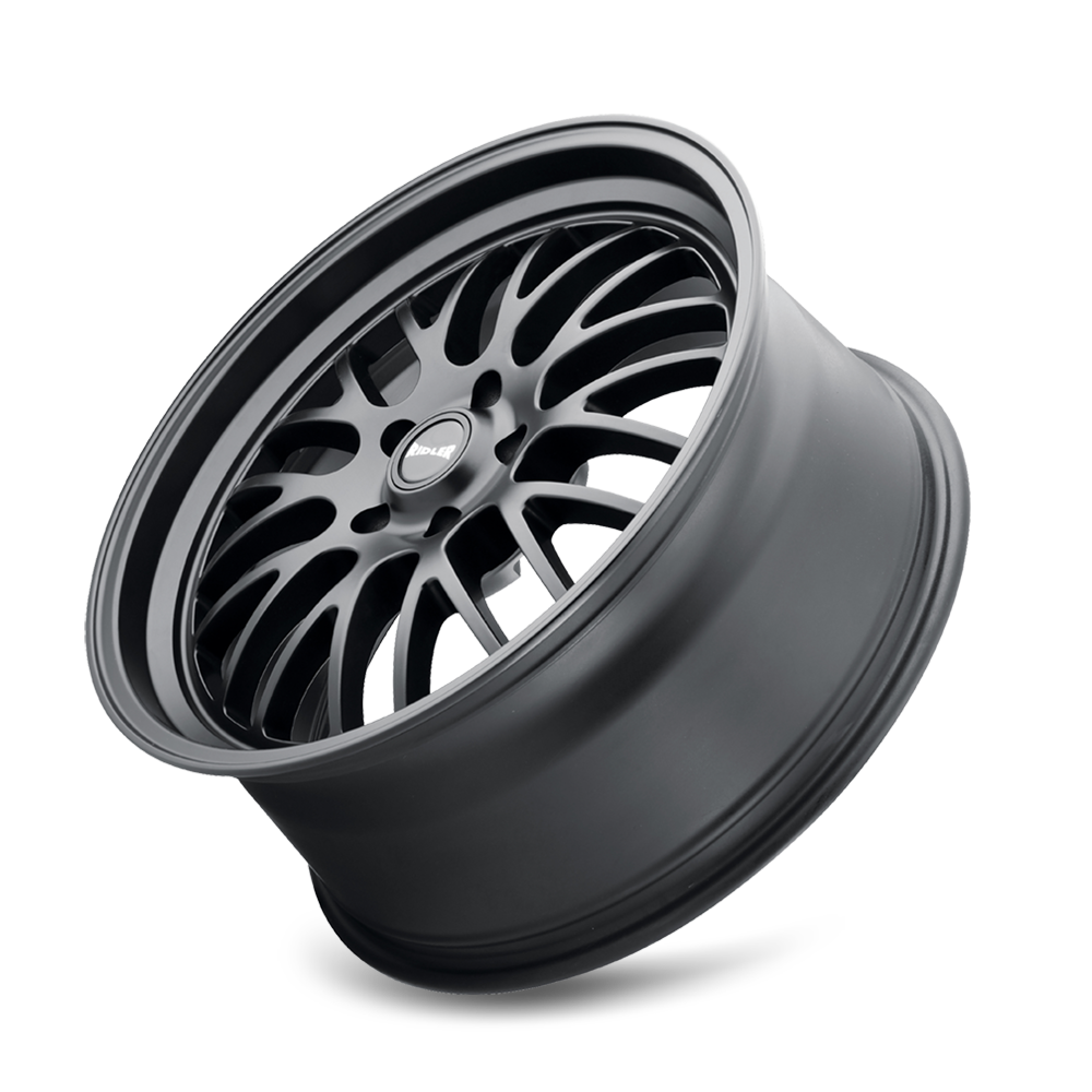Ridler Wheels 607 22x10.5 5x115 25mm Matte Black Wheel 607-22164MB