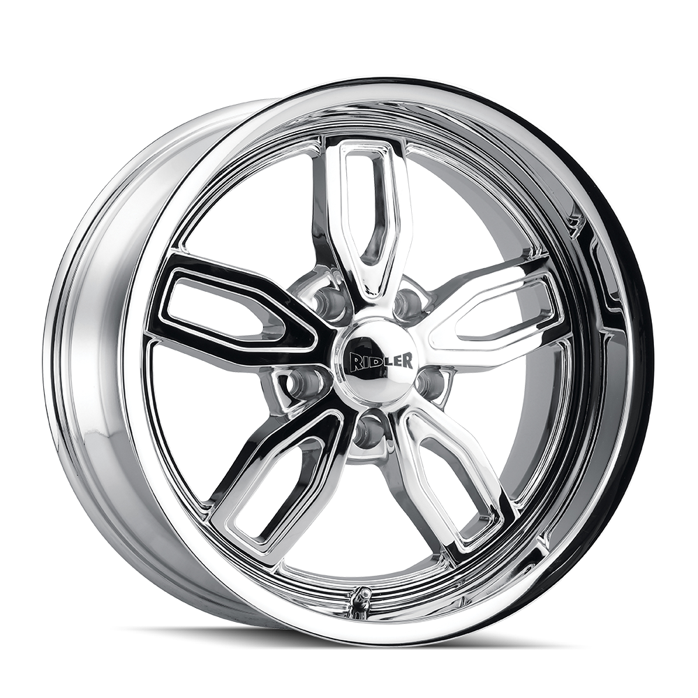Ridler Wheels 608 20x10 5x114.3 0mm Chrome Wheel 608-2165C
