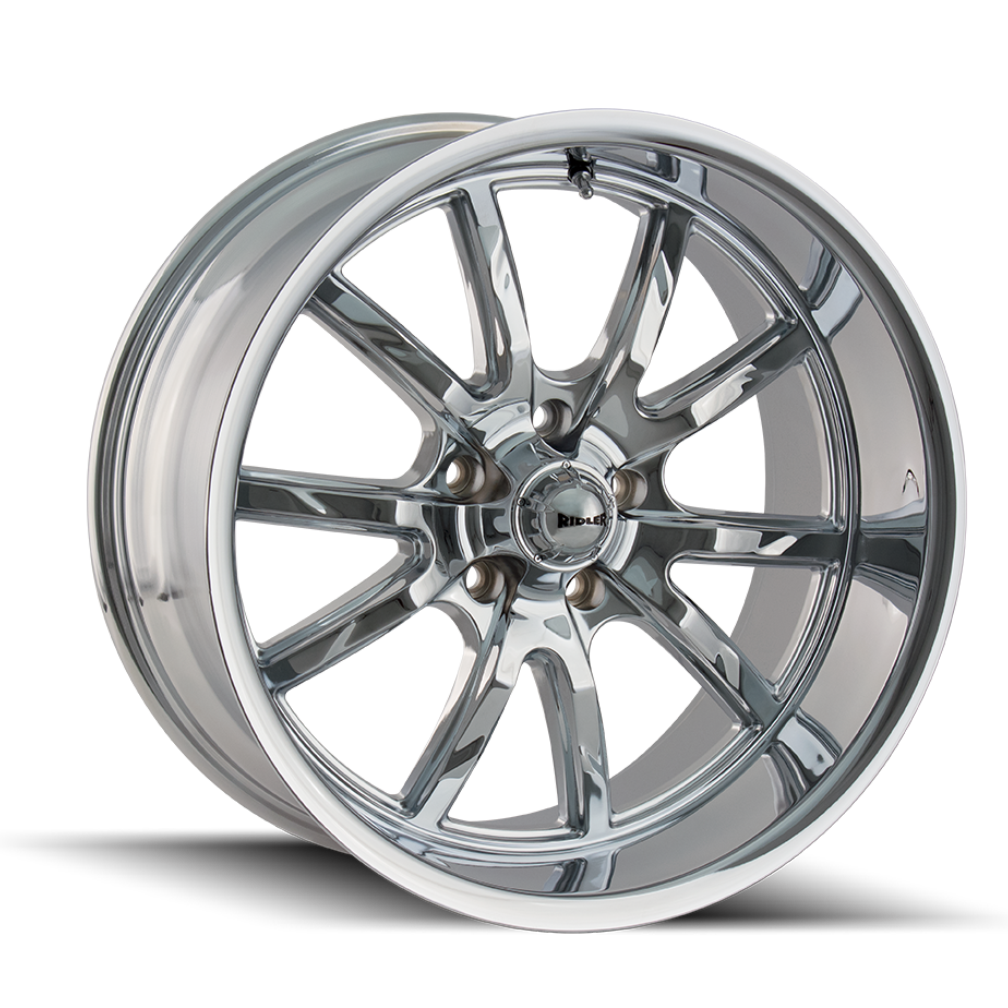 Ridler Wheels 650 20x10 5x120.65 0mm Chrome Wheel 650-2161C