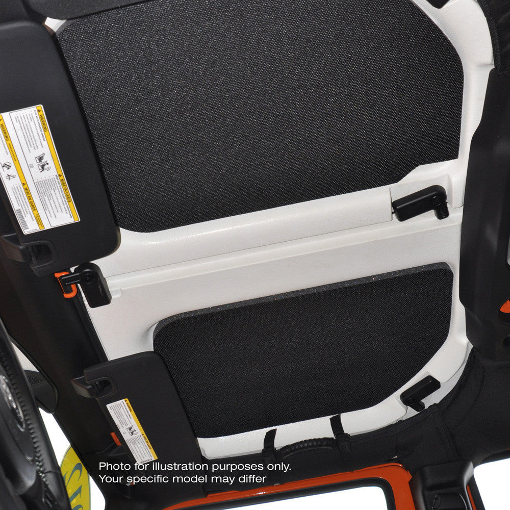 DEI for 2018-2023 Jeep Wrangler JL 4-Door Boom Mat Complete Headliner Kit - 13 Piece - Gray