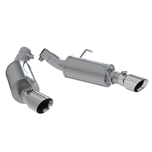 MBRP S7200AL Axle-Back Exhaust System - 2005-2010 Ford Mustang GT 4.6L / GT500 5.4L (Street) | Aluminized